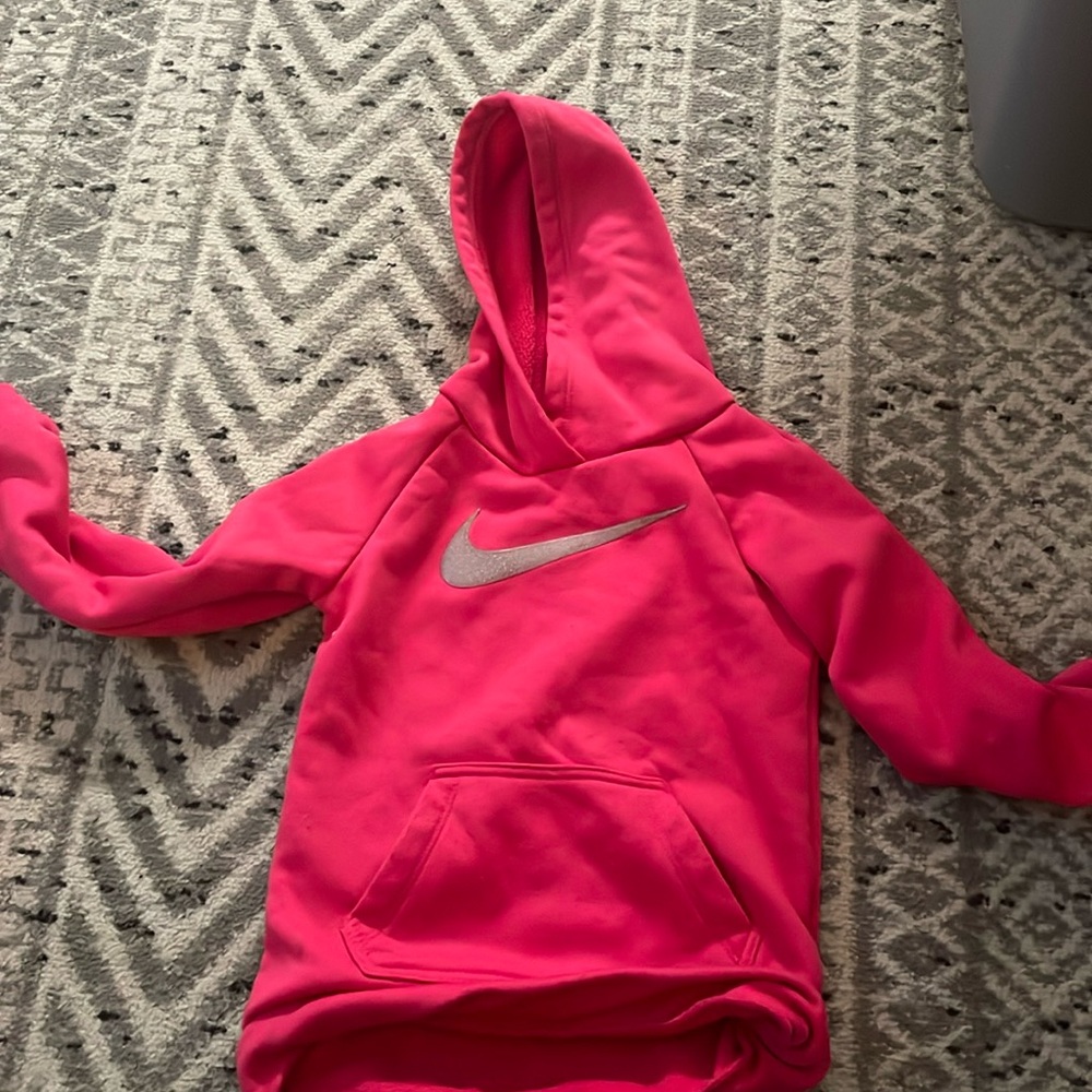 Nike pink sweatshirt 4T used girls